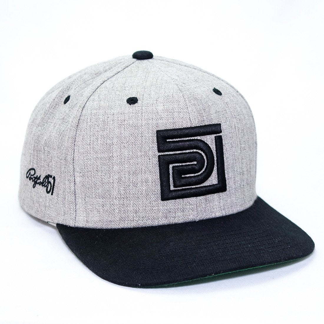 Accessories - Headwear, P51 Wool Blend Snapbacks (Green Undervisor) - Portfolio 51