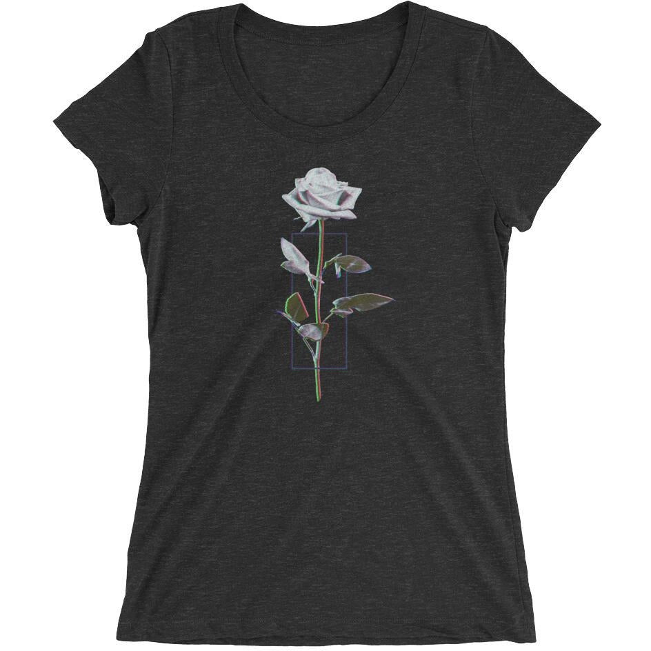 Women - Apparel - Tees, Women's P51 Rose Tri-blend Tee - Portfolio 51