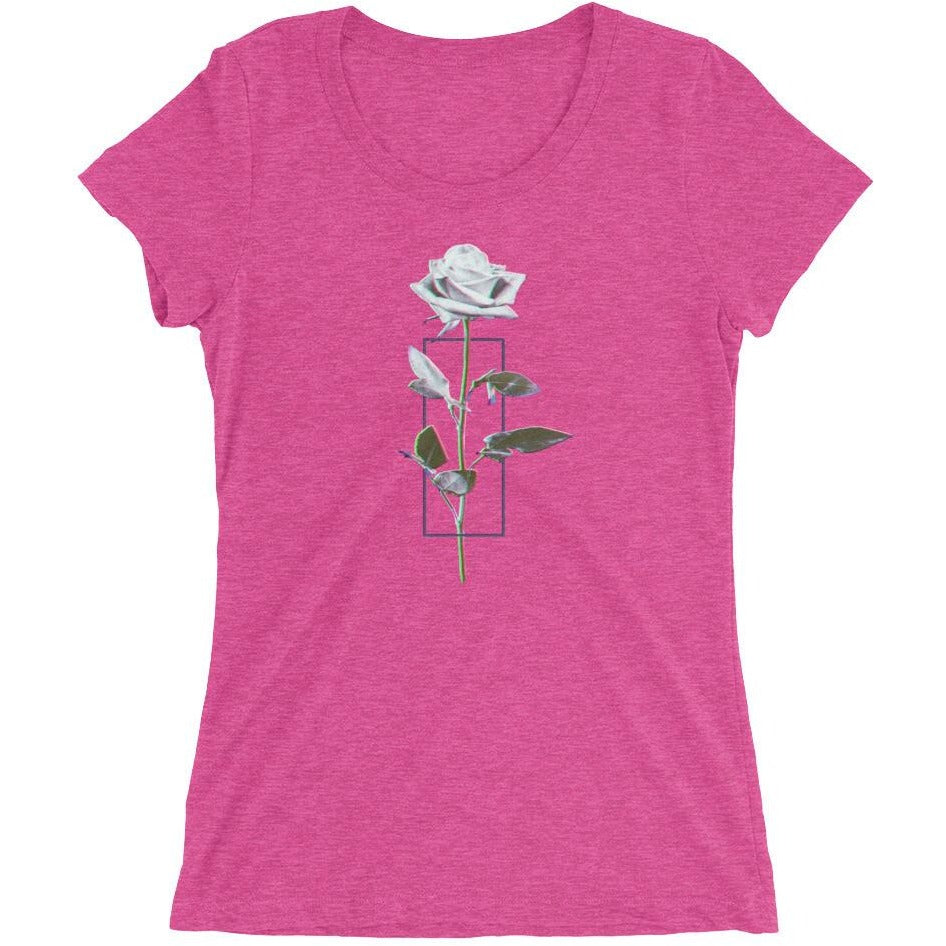 Women - Apparel - Tees, Women's P51 Rose Tri-blend Tee - Portfolio 51